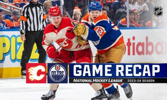Flames @ Oilers 2/24 | NHL Highlights 2024