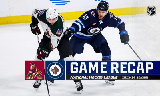 Coyotes @ Jets 2/25 | NHL Highlights 2024