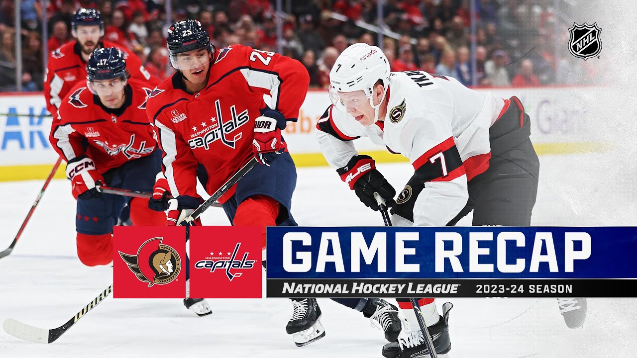 Senators @ Capitals 2/26 | NHL Highlights 2024