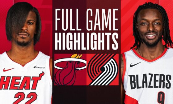 HEAT at TRAIL BLAZERS | FULL GAME HIGHLIGHTS | February 27, 2024