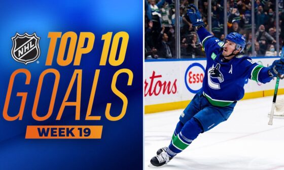 Top 10 Goals from Week 19 (2023-24 NHL Season)