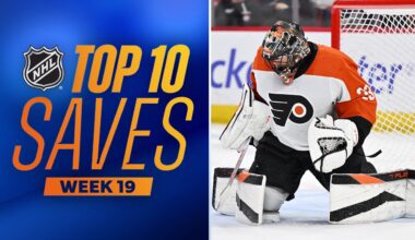 Top 10 Saves from Week 19 (2023-24 NHL Season)