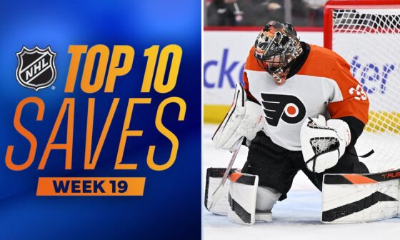 Top 10 Saves from Week 19 (2023-24 NHL Season)