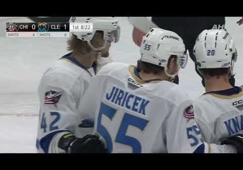 David Jiricek Scores to Make it 2-0 for the Cleveland Monsters