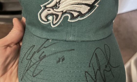 Swag Saturday! Got my hat signed!