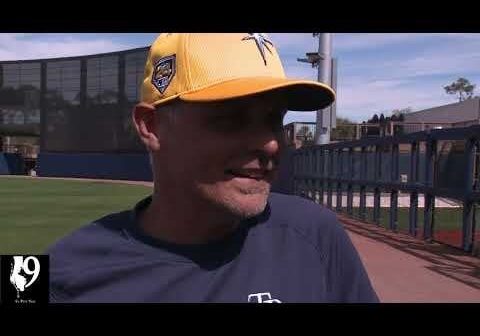 Kevin Cash talks after first pitchers and catchers workout