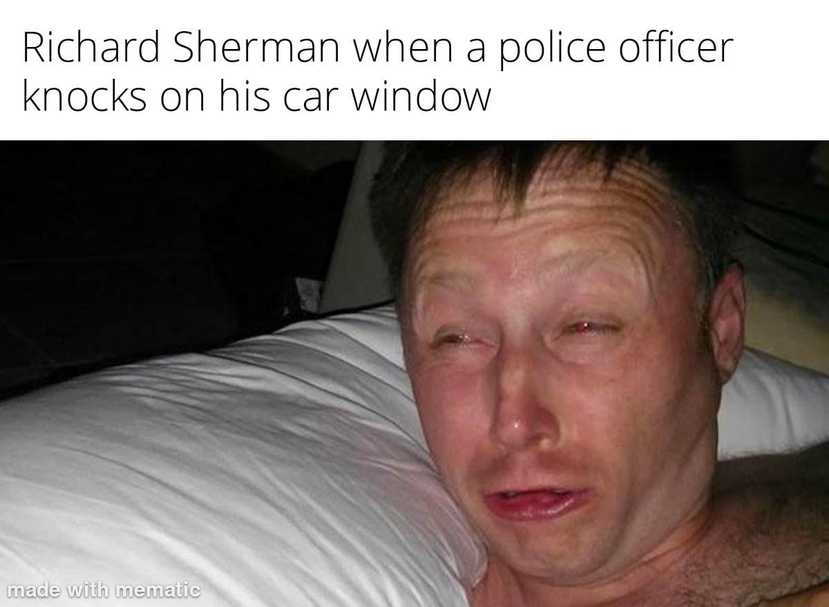 Richard Sherman is one incident away from getting into the Antonio Brown / Johnny Manziel club