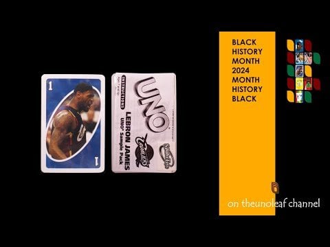 2008 Lebron James sample pack Uno cards unboxing - Black History Month -...