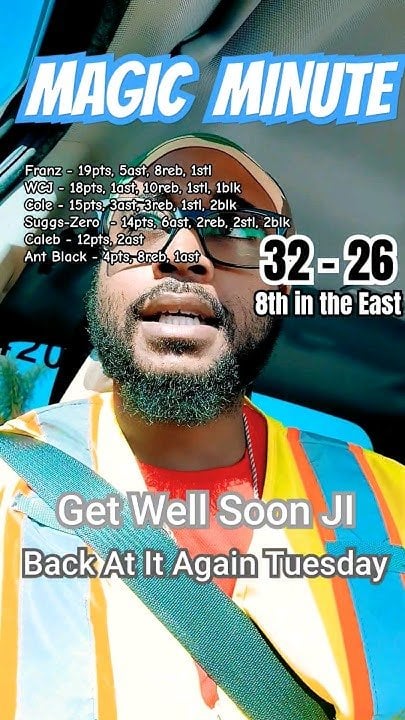 MAGIC MINUTE!!! Tough loss..back at it tomorrow #nba #gomagic #orlandomagic #sports #basketball