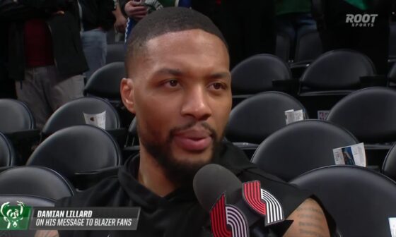 Brooke pre-game interview with Dame