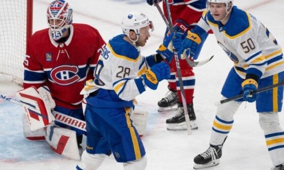 [Brian Wilde - Global News] - It can not be emphasized enough how much the presence of Arber Xhekaj makes everyone else on the Canadiens feel a little bigger, and the opposition feel a little smaller. Early in the second period, bodies were flying, and the game had a little edge.
