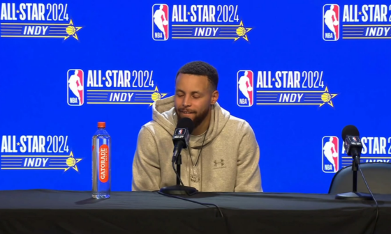 Steph on if he's thought about how long he wants to continue playing: "Think about it all the time...eventually you'll get to a point where you'll wake up and whatever your body's telling you, whatever your mind's telling you, it's time, but I don't think I'm anywhere close to that.”