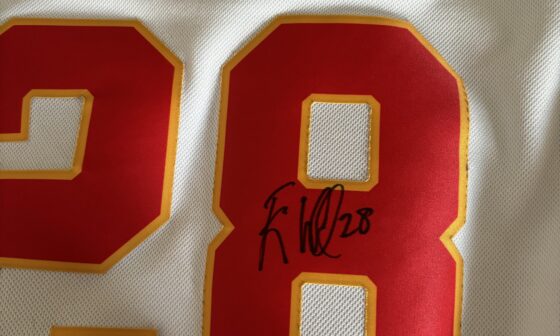 Just Got This Jersey Signed By Lindy