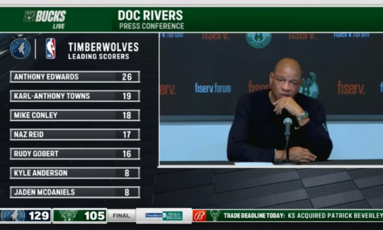 Doc Rivers on the Timberwolves and the Gobert trade