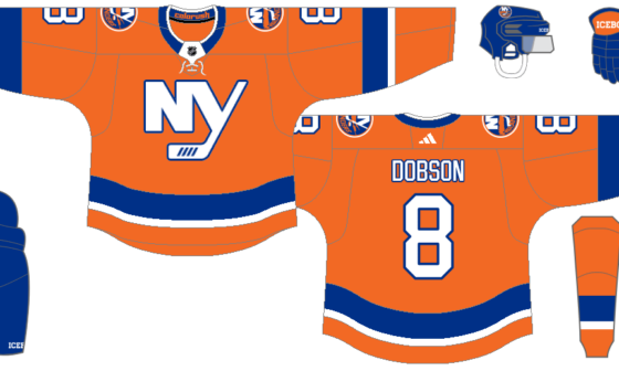 Color Rush jersey concept series: New York Islanders - Orange