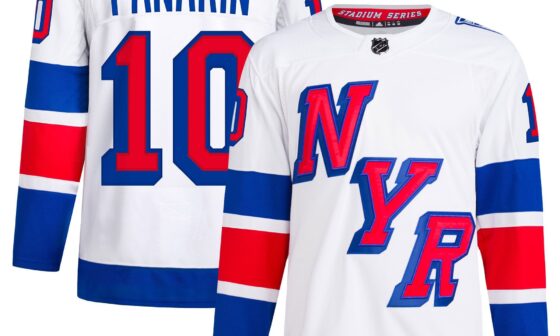 Rangers adidas 2024 NHL Stadium Series Primegreen Authentic Jerseys now available at NHLshop