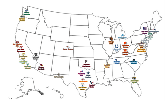 What If Only The 30 Largest Cities in America Had Teams