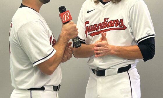 [Knott] Scott Barlow welcome to Cleveland (Another wonderful look at how bad the new Fanatics jerseys and pants are going to be)