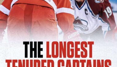 The longest tenured captains in NHL history