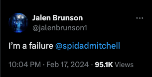 [Brunson] I’m a failure @spidadmitchell
