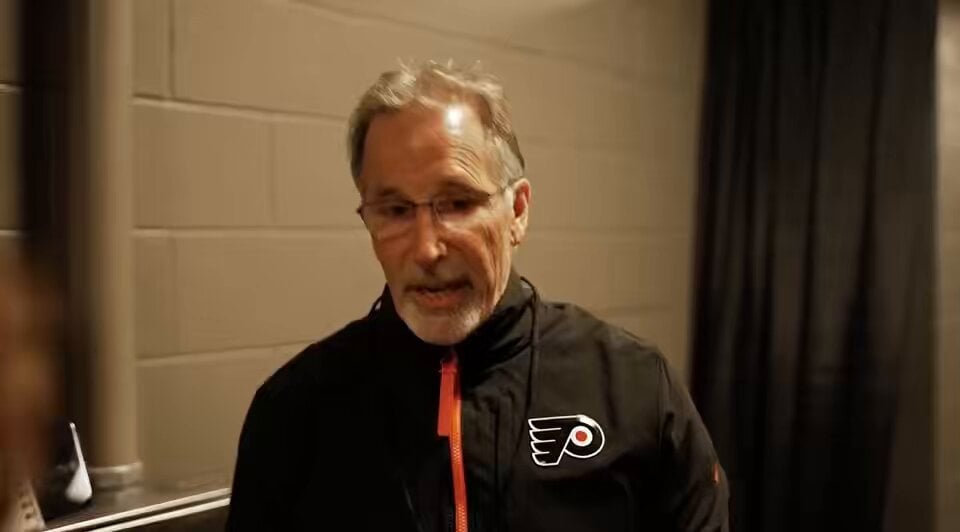 [B/R Open Ice] “I’d wet my pants.” — John Tortorella on the thought of Cam York and Jamie Drysdale talking hockey away from the rink