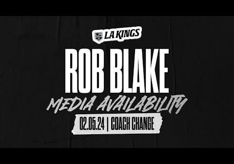 General Manager Rob Blake addresses the Media Following a Mid-Season Coaching Change | LA Kings