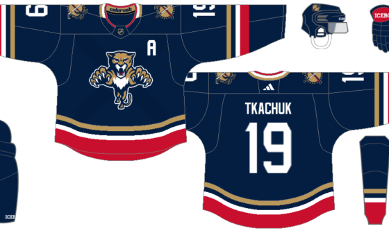 Florida Panthers Color Rush jersey concept - Navy