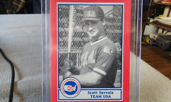 Sorting old baseball cards and I found a young Scott Servais I've never seen before