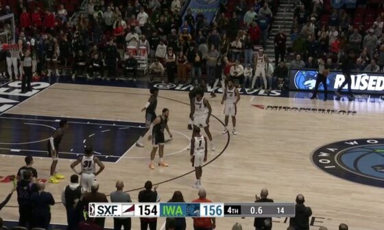 [NBA G League] “ABSOLUTELY INCREDIBLE! 🤯🤯 Jamaree Bouyea hits the GAME-WINNING 3PT to help the @sfskyforce complete the 23-point Q4 comeback and earn an insane 157-156 victory.”