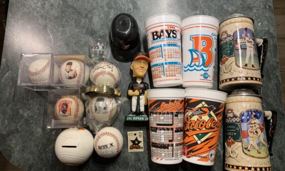 Found a bunch of old Orioles and Baysox stuff