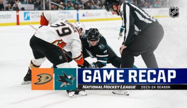 Ducks @ Sharks 2/29 | NHL Highlights 2024