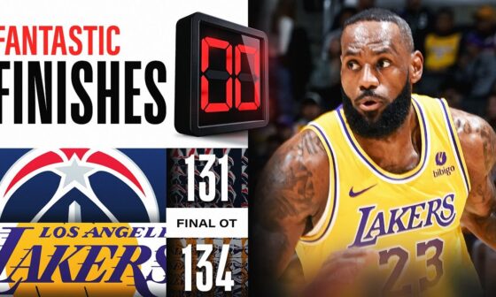 Final 3:13 CLOSE ENDING Wizards vs Lakers👀 | February 29, 2024