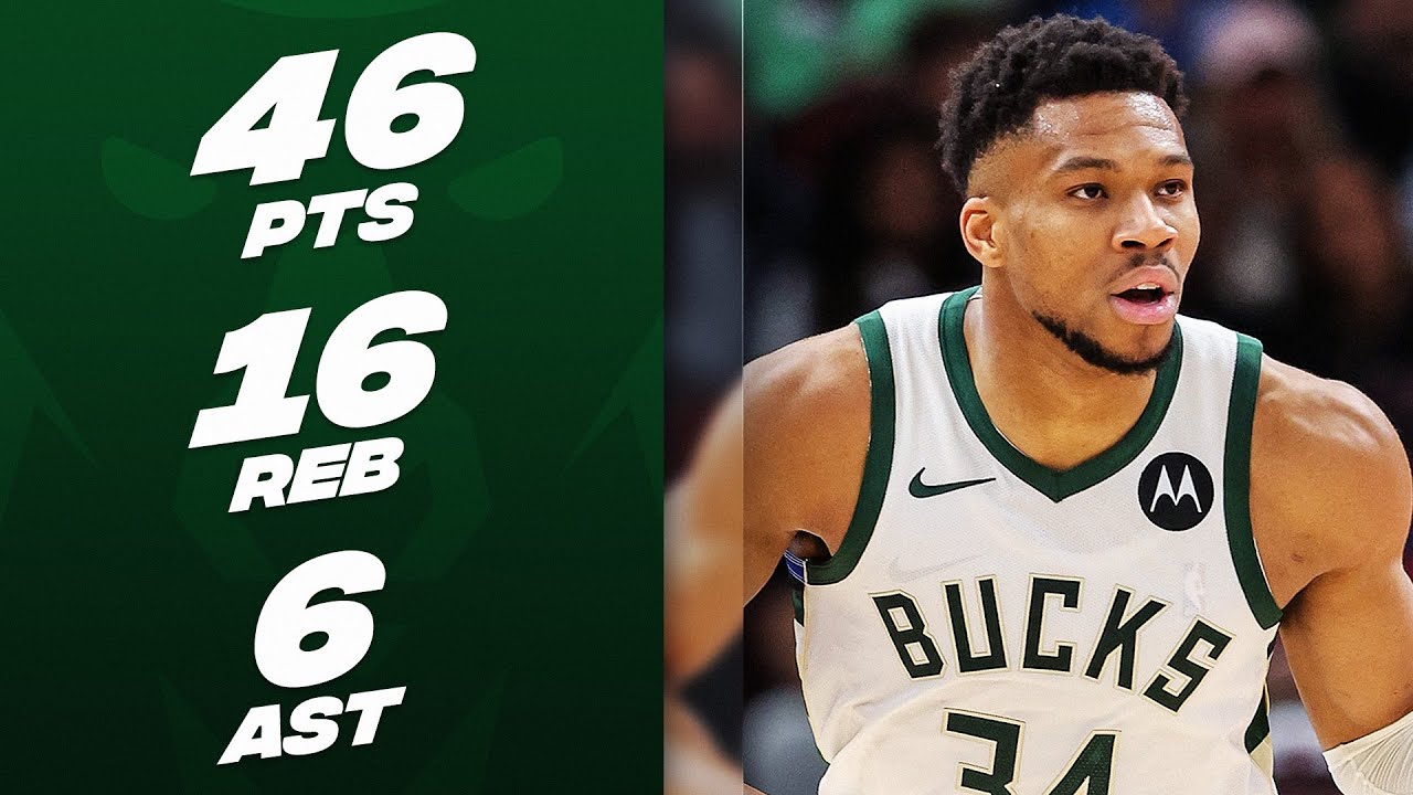 Giannis Antetokounmpo's MONSTER 46-PT DOUBLE-DOUBLE! 😤| March 1, 2024