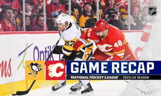 Penguins @ Flames 3/2 | NHL Highlights 2024