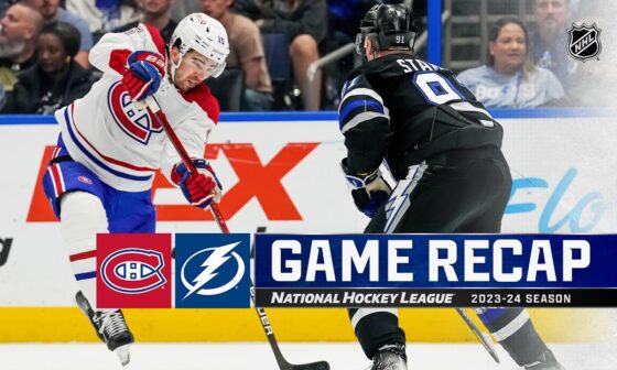 Canadiens @ Lightning 3/2 | NHL Highlights 2024