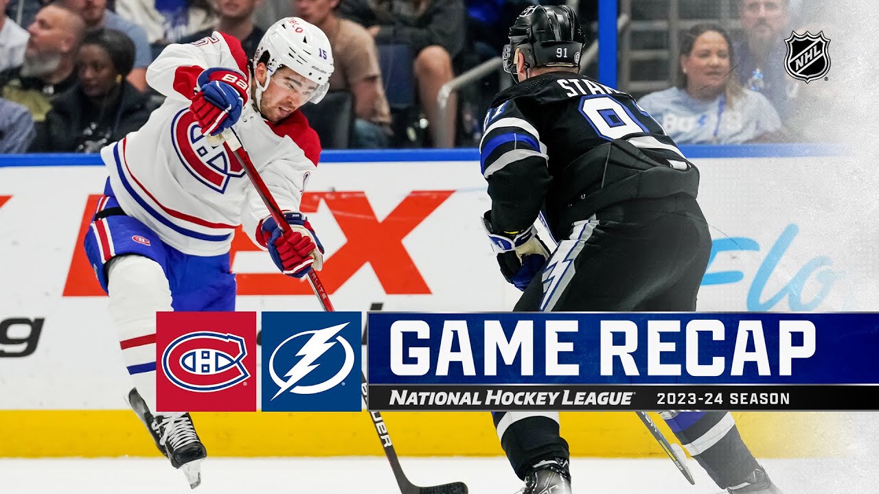 Canadiens @ Lightning 3/2 | NHL Highlights 2024