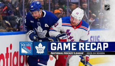 Rangers @ Maple Leafs 3/2 | NHL Highlights 2024