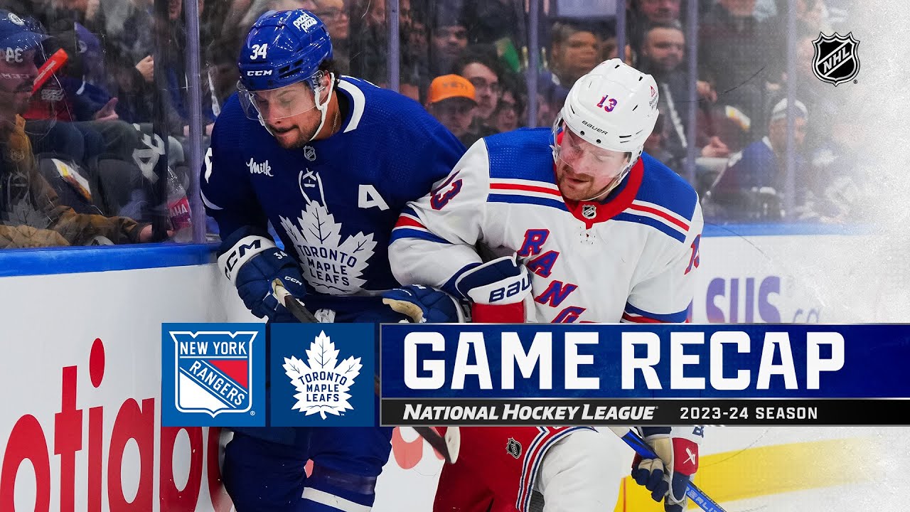 Rangers @ Maple Leafs 3/2 | NHL Highlights 2024