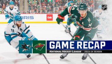 Sharks @ Wild 3/3 | NHL Highlights 2024