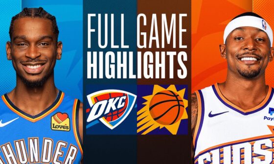 THUNDER at SUNS | FULL GAME HIGHLIGHTS | March 3, 2024