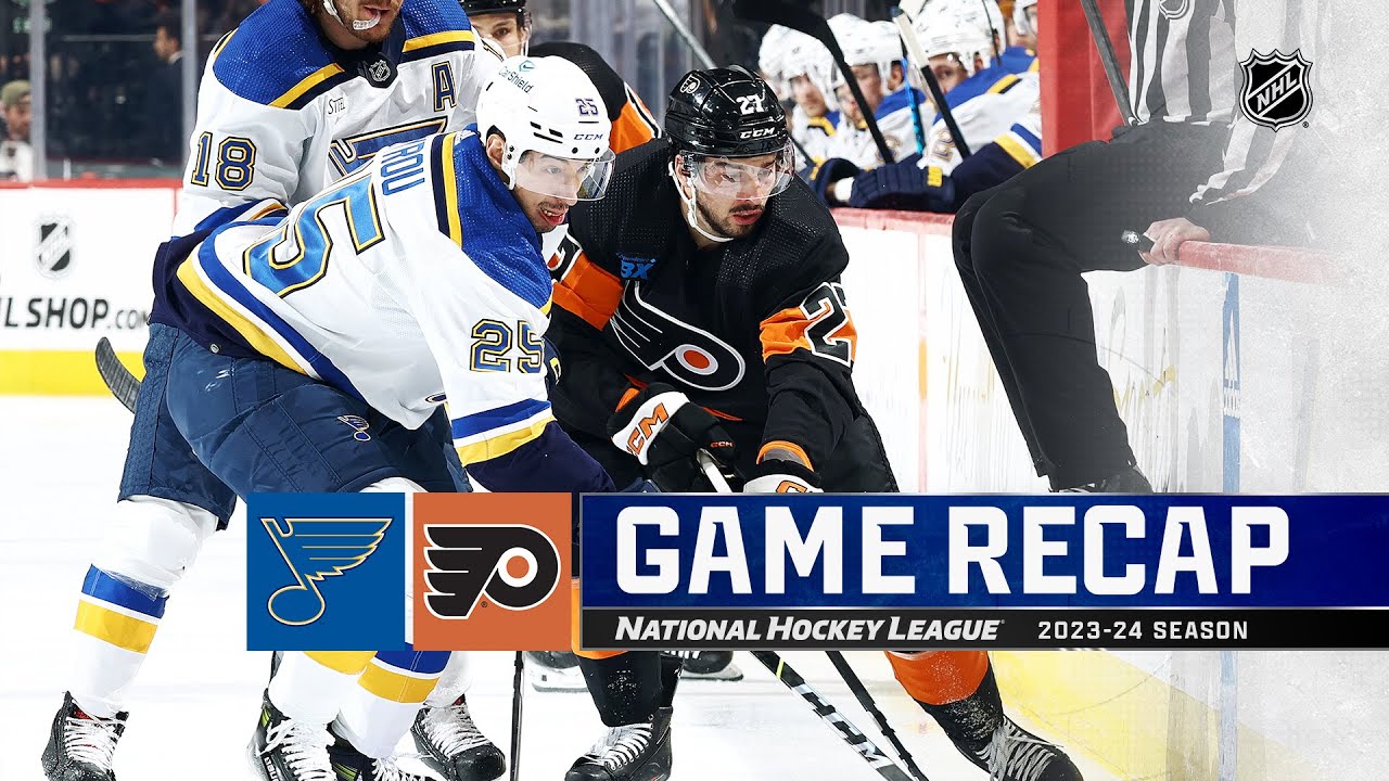 Blues @ Flyers 3/4 | NHL Highlights 2024