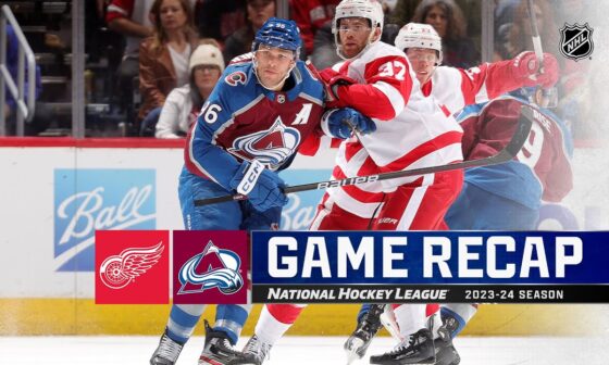 Red Wings @ Avalanche 3/6 | NHL Highlights 2024