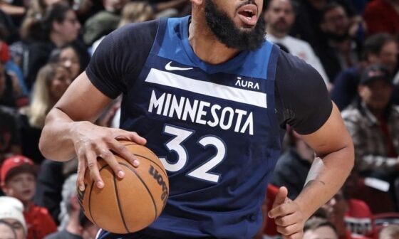 [Shams] Just in: Minnesota Timberwolves All-Star Karl-Anthony Towns has been diagnosed with a torn meniscus in his left knee and is out indefinitely, sources tell @TheAthletic @Stadium.