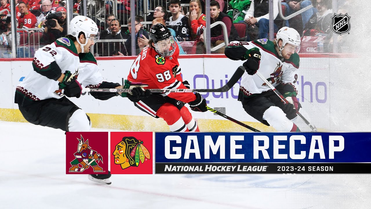 Coyotes @ Blackhawks 3/10 | NHL Highlights 2024