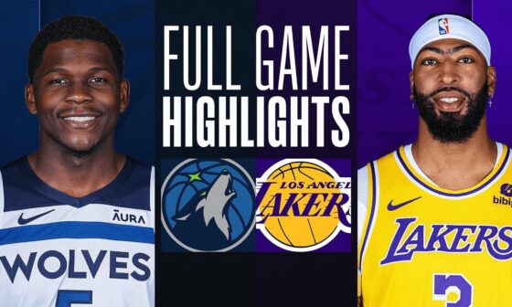 TIMBERWOLVES at LAKERS | FULL GAME HIGHLIGHTS | March 10, 2024