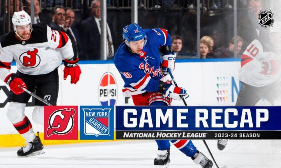 Devils @ Rangers 3/11 | NHL Highlights 2024