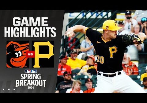 Orioles vs. Pirates Spring Breakout Game Highlights (3/14/24) | MLB Highlights