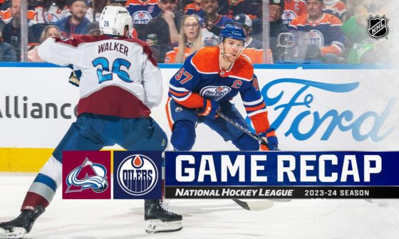 Avalanche @ Oilers 3/16 | NHL Highlights 2024