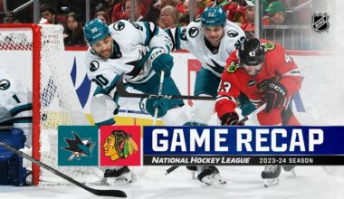 Sharks @ Blackhawks 3/17 | NHL Highlights 2024