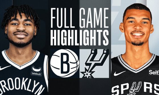 NETS at SPURS | FULL GAME HIGHLIGHTS | March 17, 2024